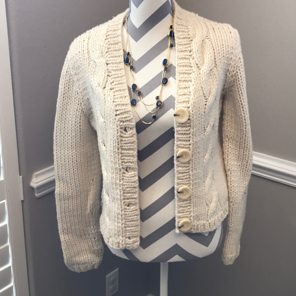 EXPRESS- ivory wool sweater
